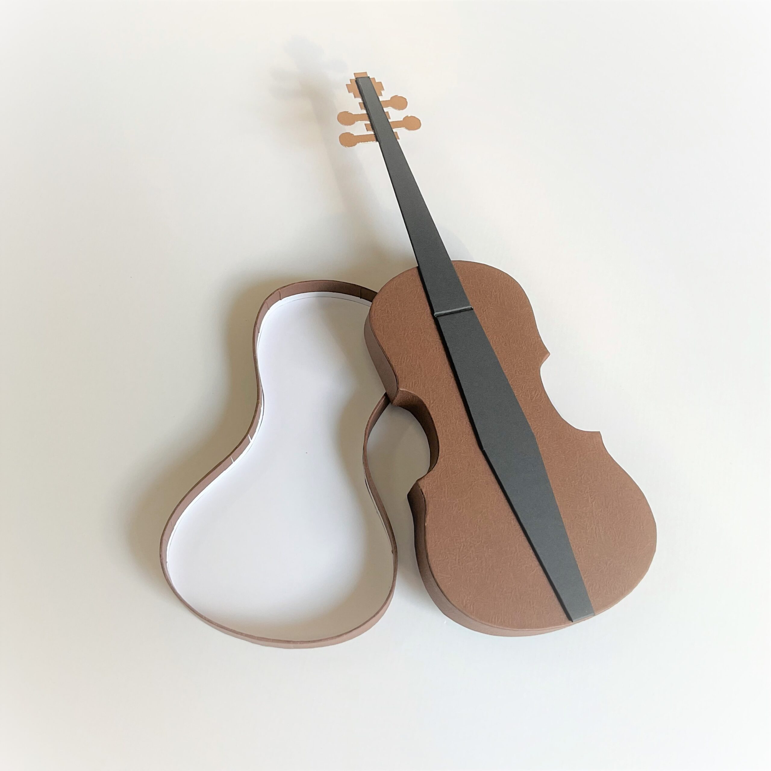 バイオリン貼り箱　ギフトボックス